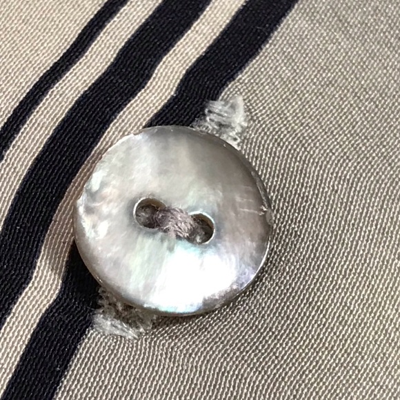 Silk Stripe Blouse Top - Picture 5 of 7